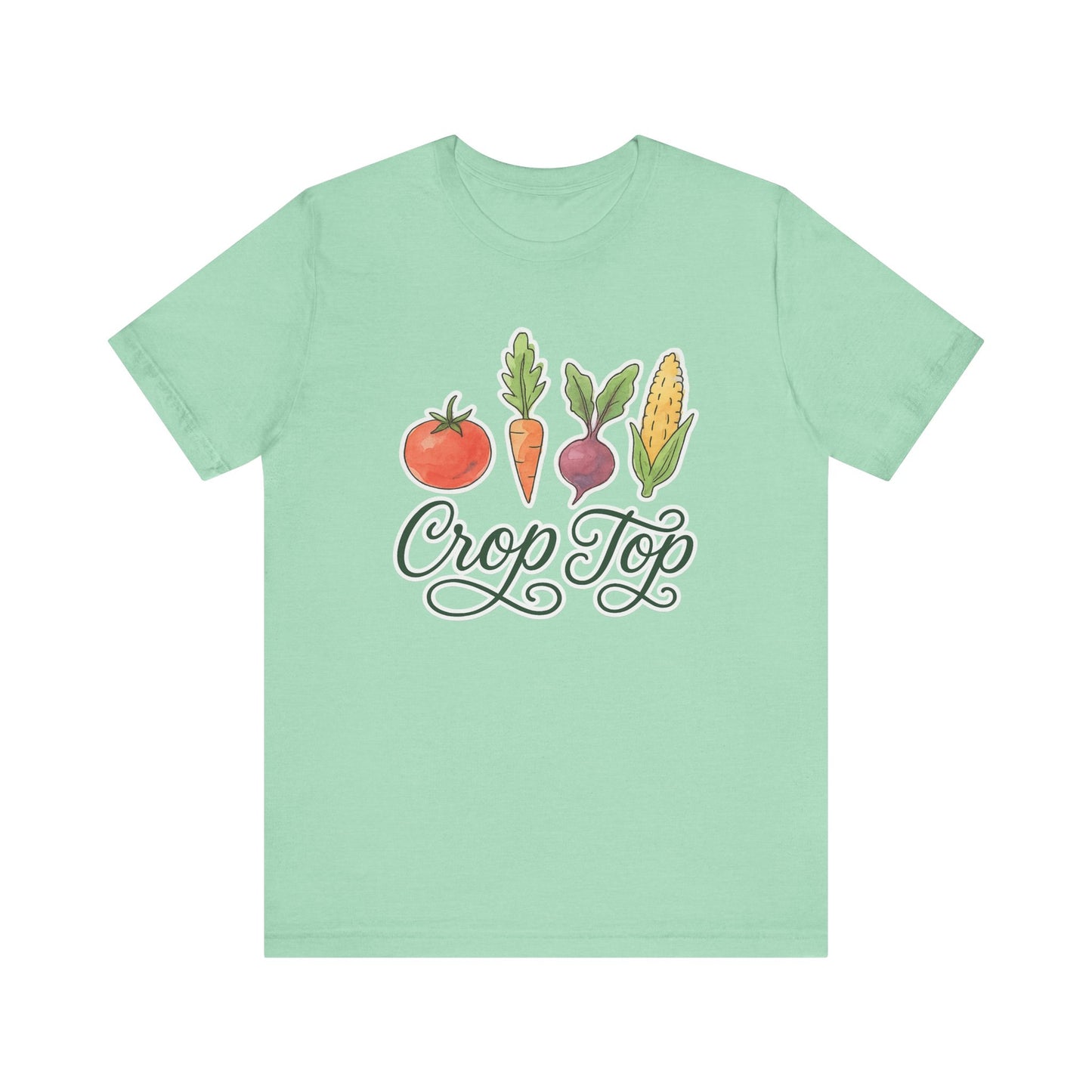 Crop Top T-Shirt | Garden T-Shirt- Unisex Fit