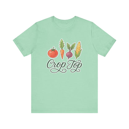 Crop Top T-Shirt | Garden T-Shirt- Unisex Fit