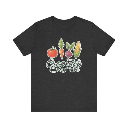 Crop Top T-Shirt | Garden T-Shirt- Unisex Fit