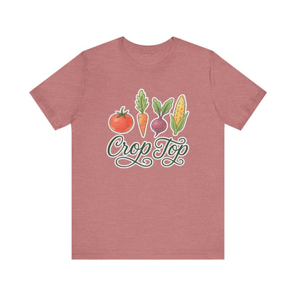 Crop Top T-Shirt | Garden T-Shirt- Unisex Fit