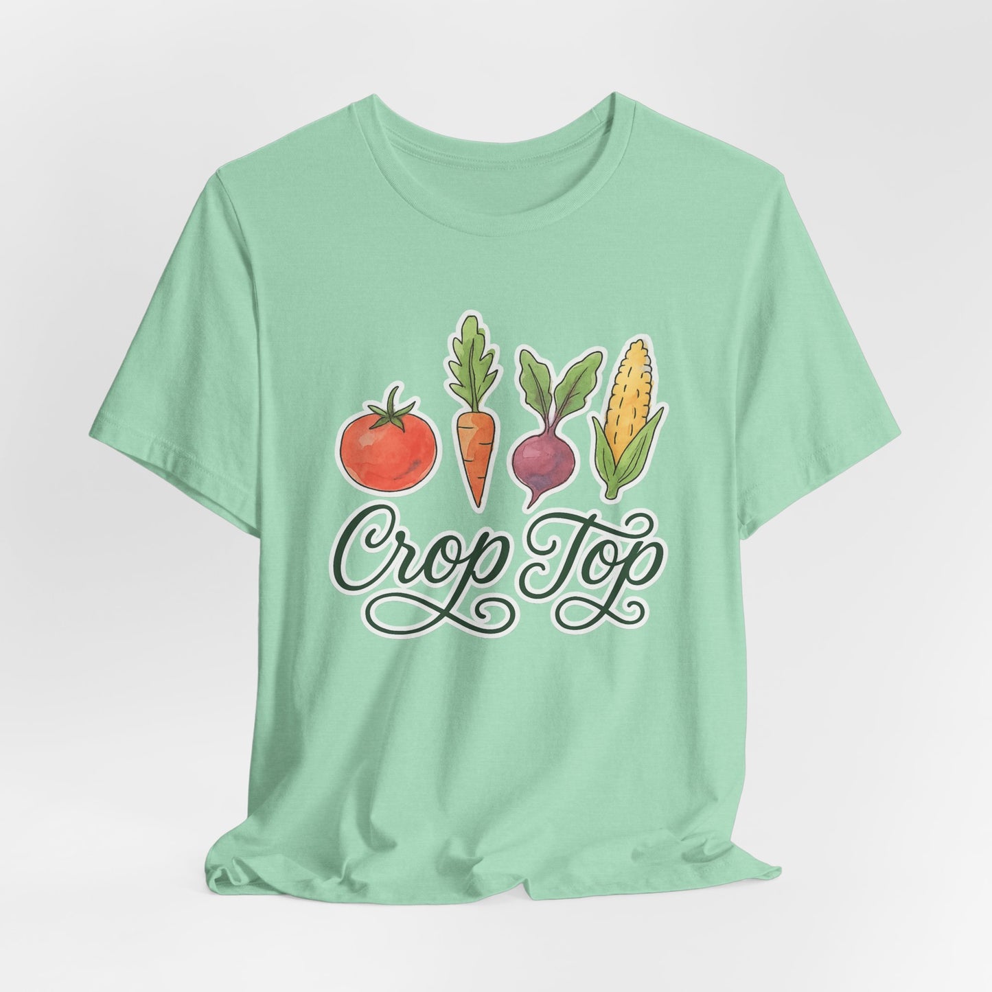 Crop Top T-Shirt | Garden T-Shirt- Unisex Fit