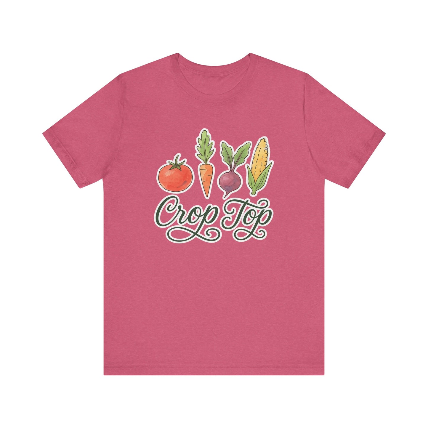 Crop Top T-Shirt | Garden T-Shirt- Unisex Fit