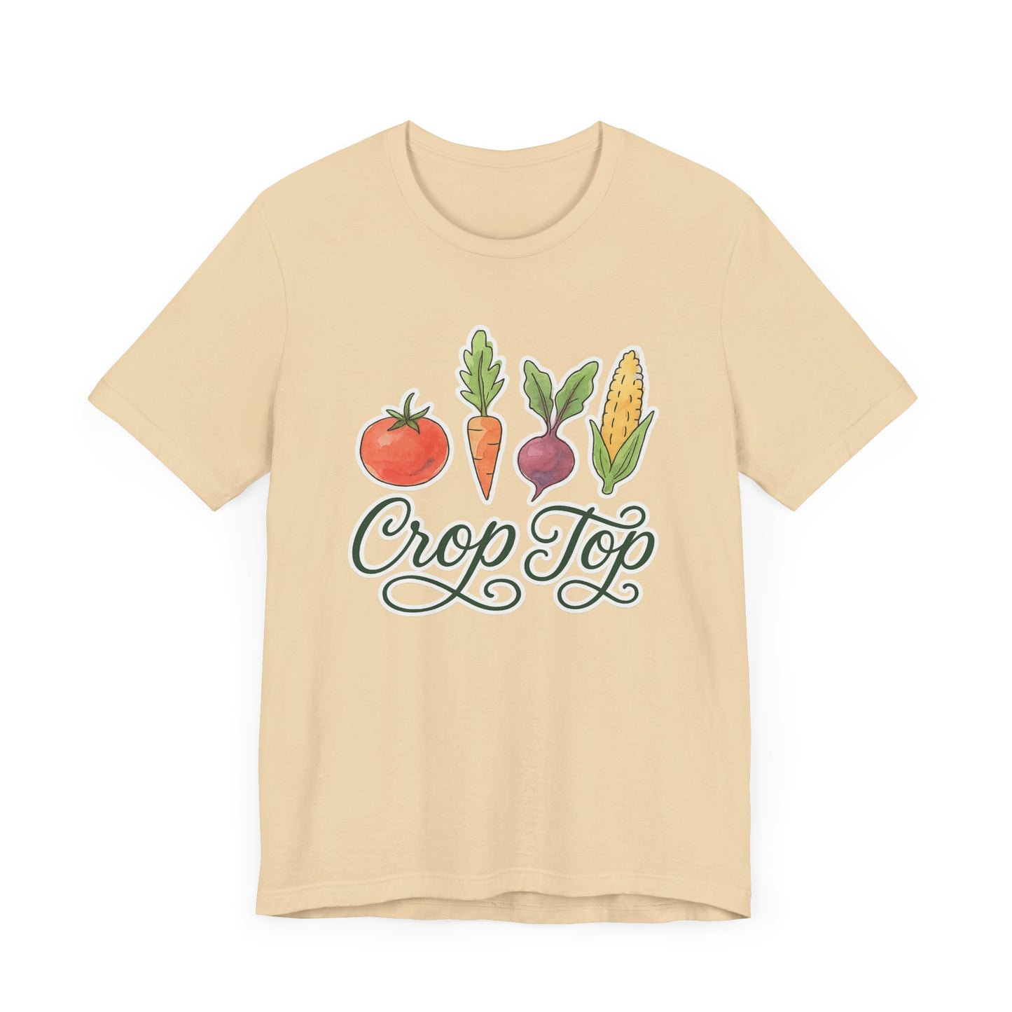 Crop Top T-Shirt | Garden T-Shirt- Unisex Fit