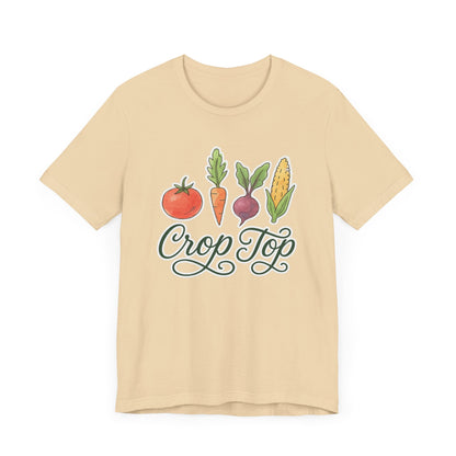 Crop Top T-Shirt | Garden T-Shirt- Unisex Fit