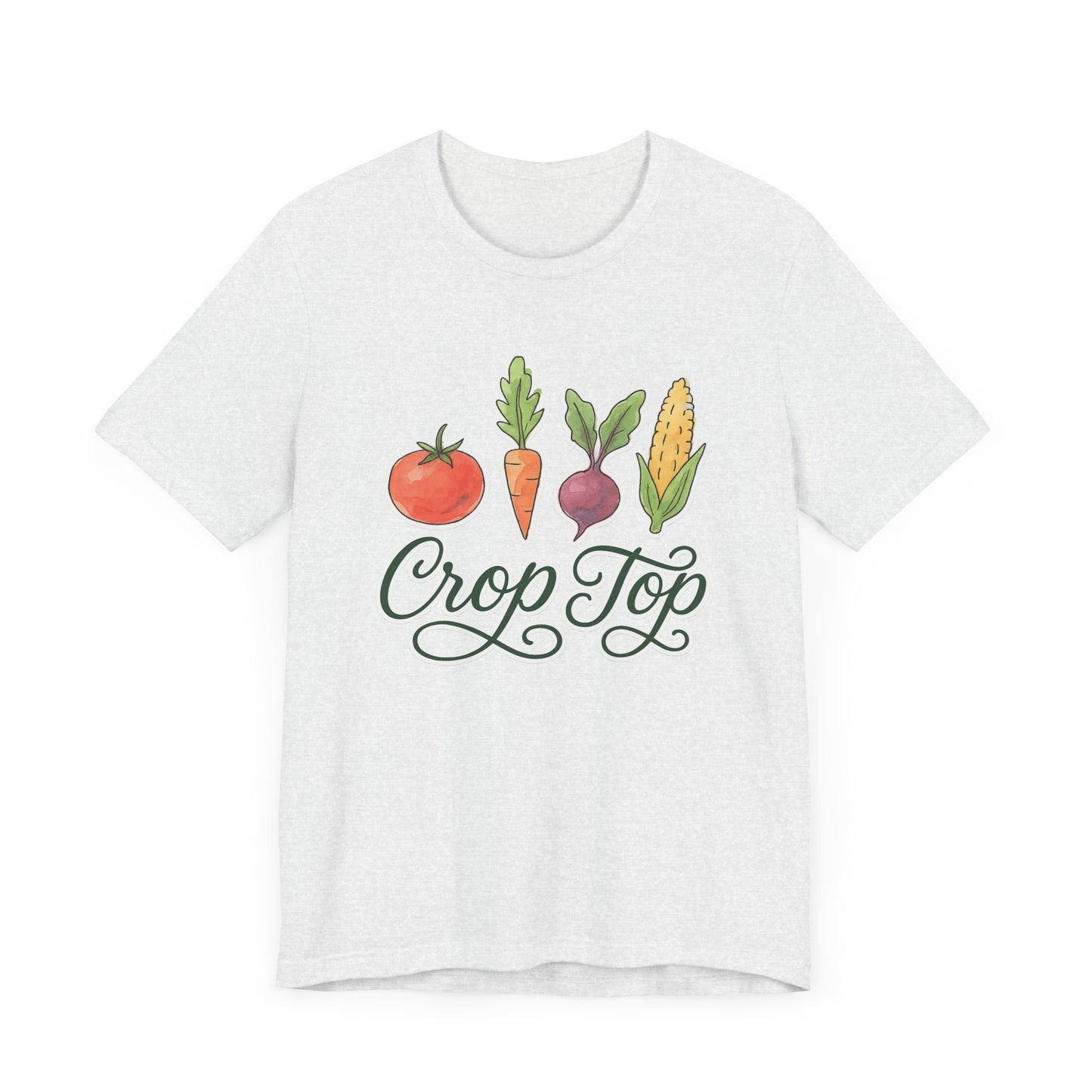 Crop Top T-Shirt | Garden T-Shirt- Unisex Fit