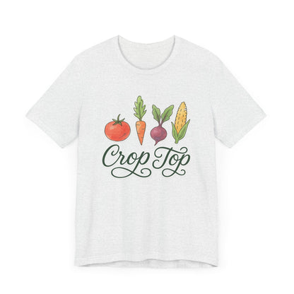 Crop Top T-Shirt | Garden T-Shirt- Unisex Fit