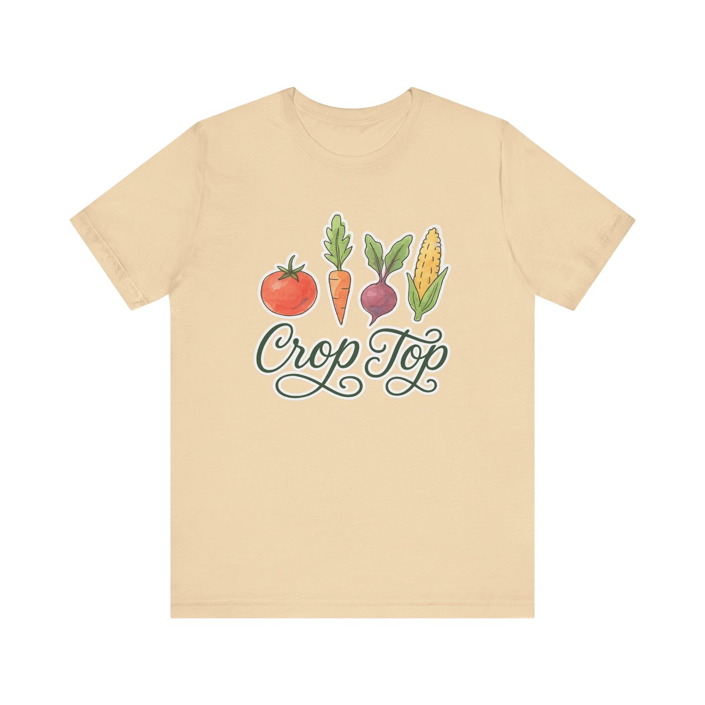 Crop Top T-Shirt | Garden T-Shirt- Unisex Fit