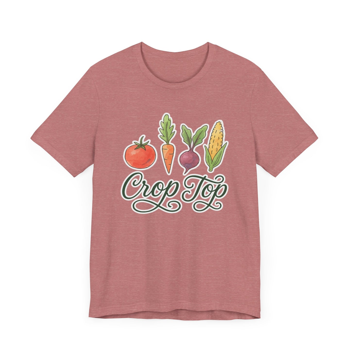 Crop Top T-Shirt | Garden T-Shirt- Unisex Fit