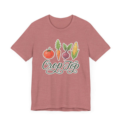 Crop Top T-Shirt | Garden T-Shirt- Unisex Fit