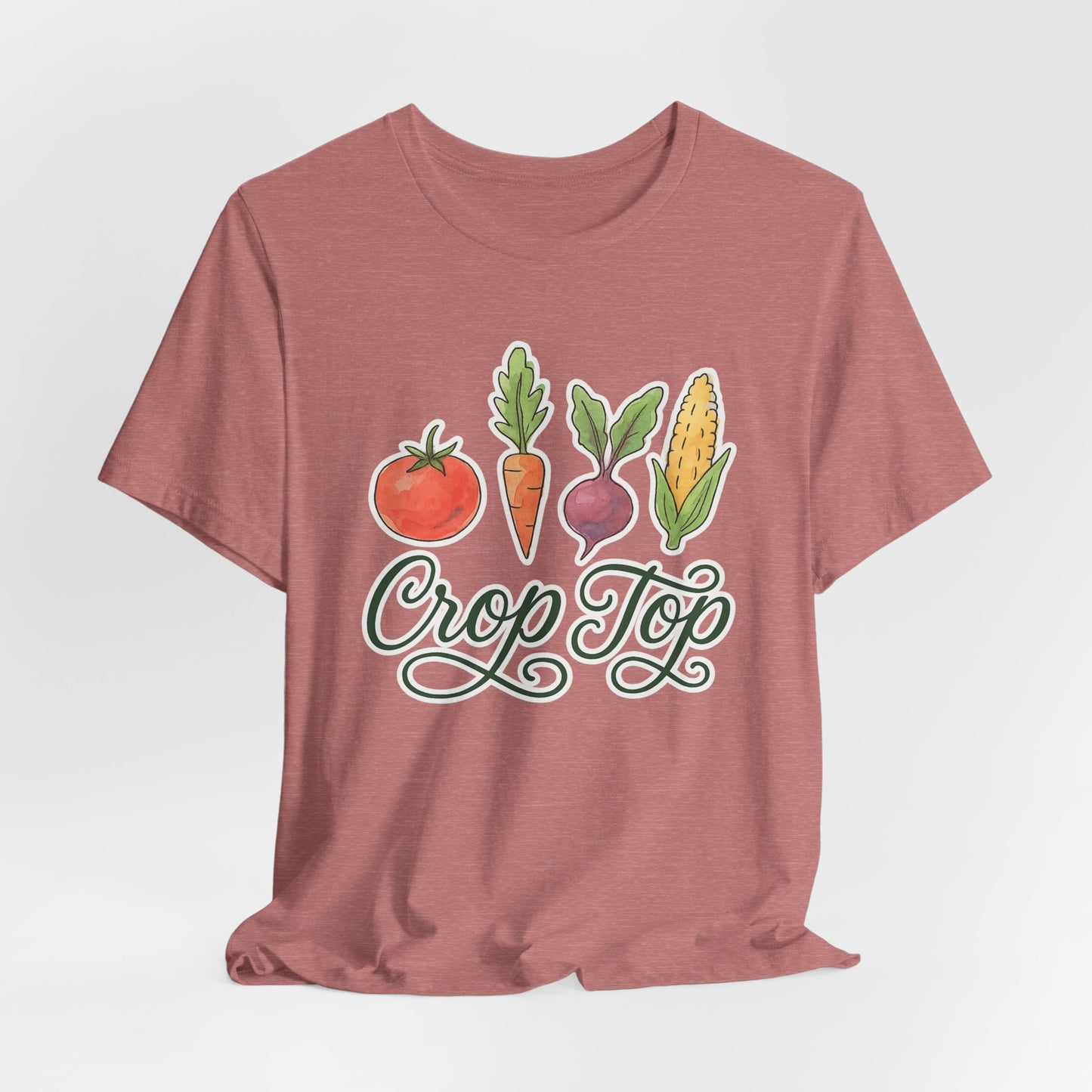 Crop Top T-Shirt | Garden T-Shirt- Unisex Fit