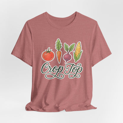 Crop Top T-Shirt | Garden T-Shirt- Unisex Fit