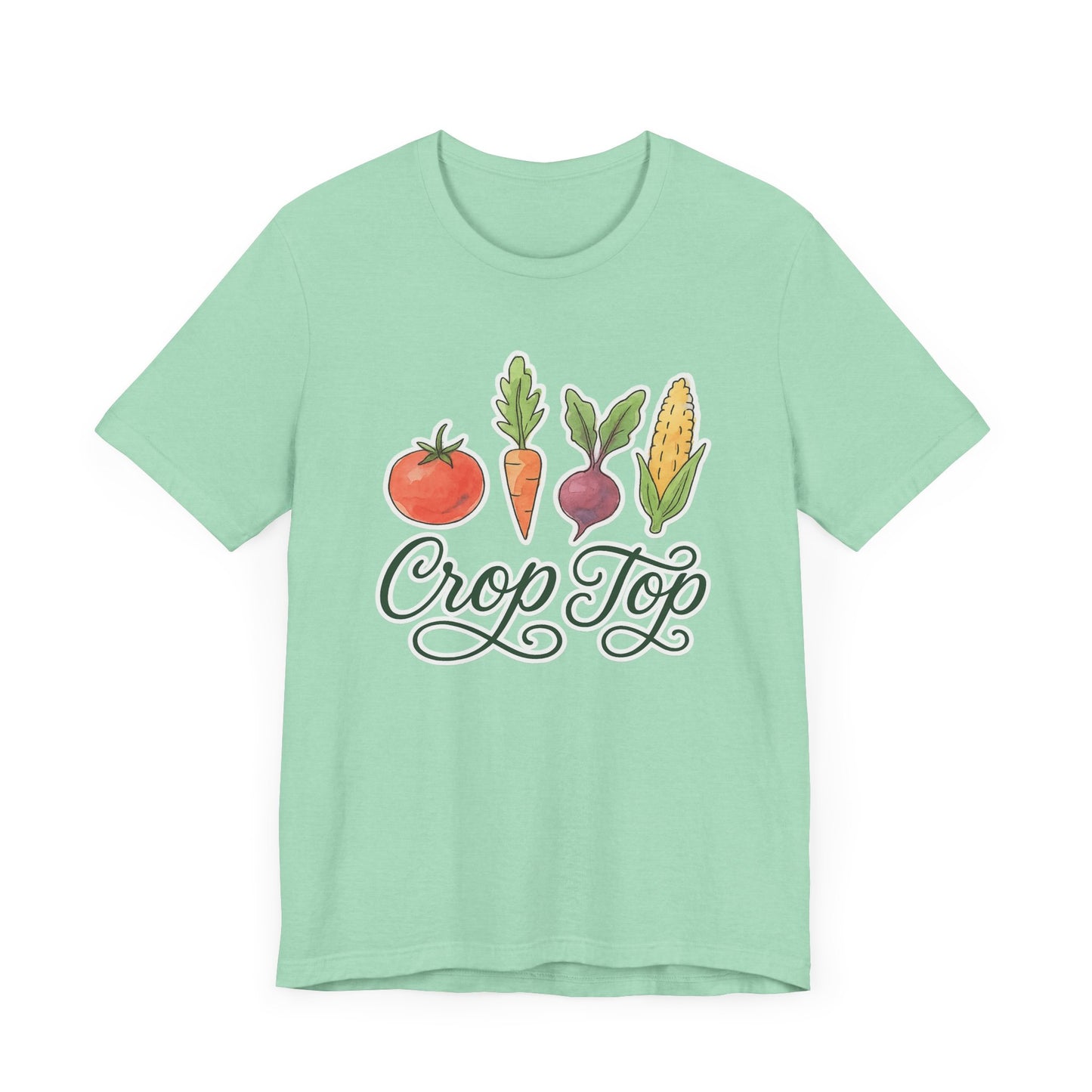 Crop Top T-Shirt | Garden T-Shirt- Unisex Fit