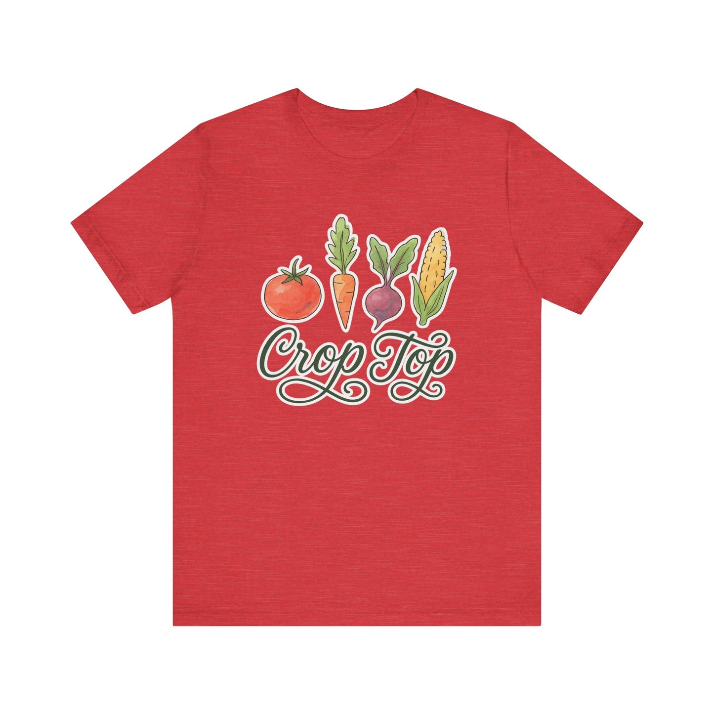 Crop Top T-Shirt | Garden T-Shirt- Unisex Fit