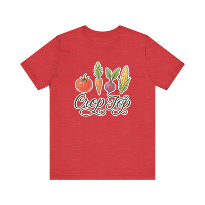 Crop Top T-Shirt | Garden T-Shirt- Unisex Fit