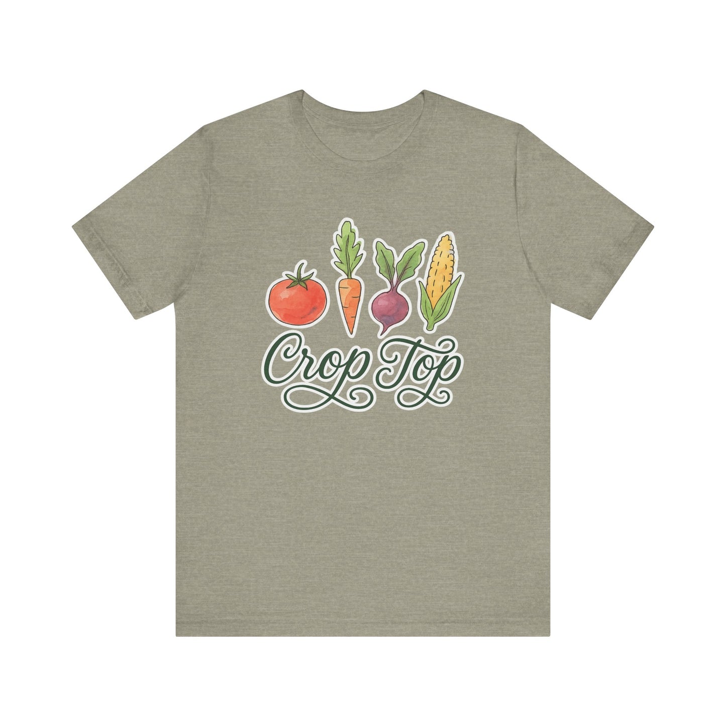 Crop Top T-Shirt | Garden T-Shirt- Unisex Fit