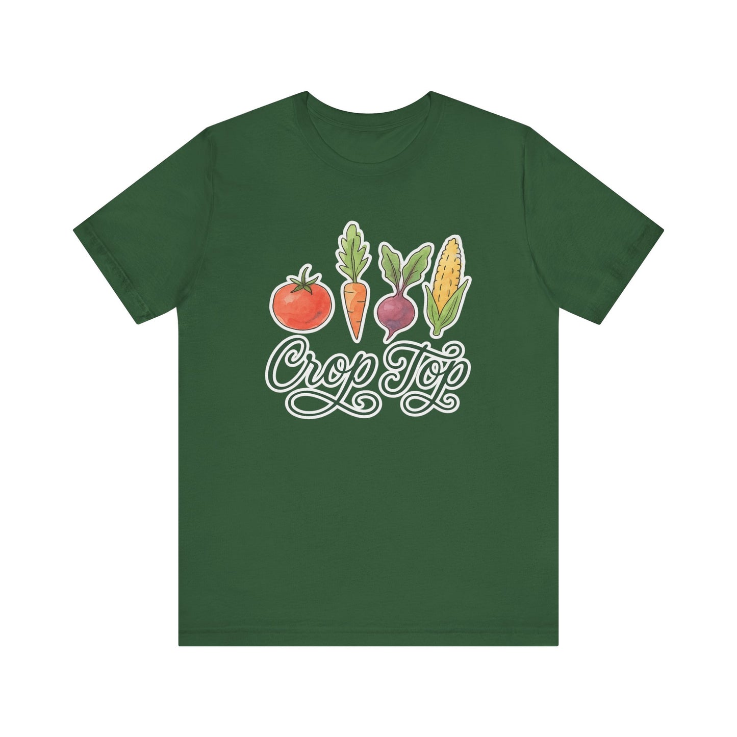 Crop Top T-Shirt | Garden T-Shirt- Unisex Fit