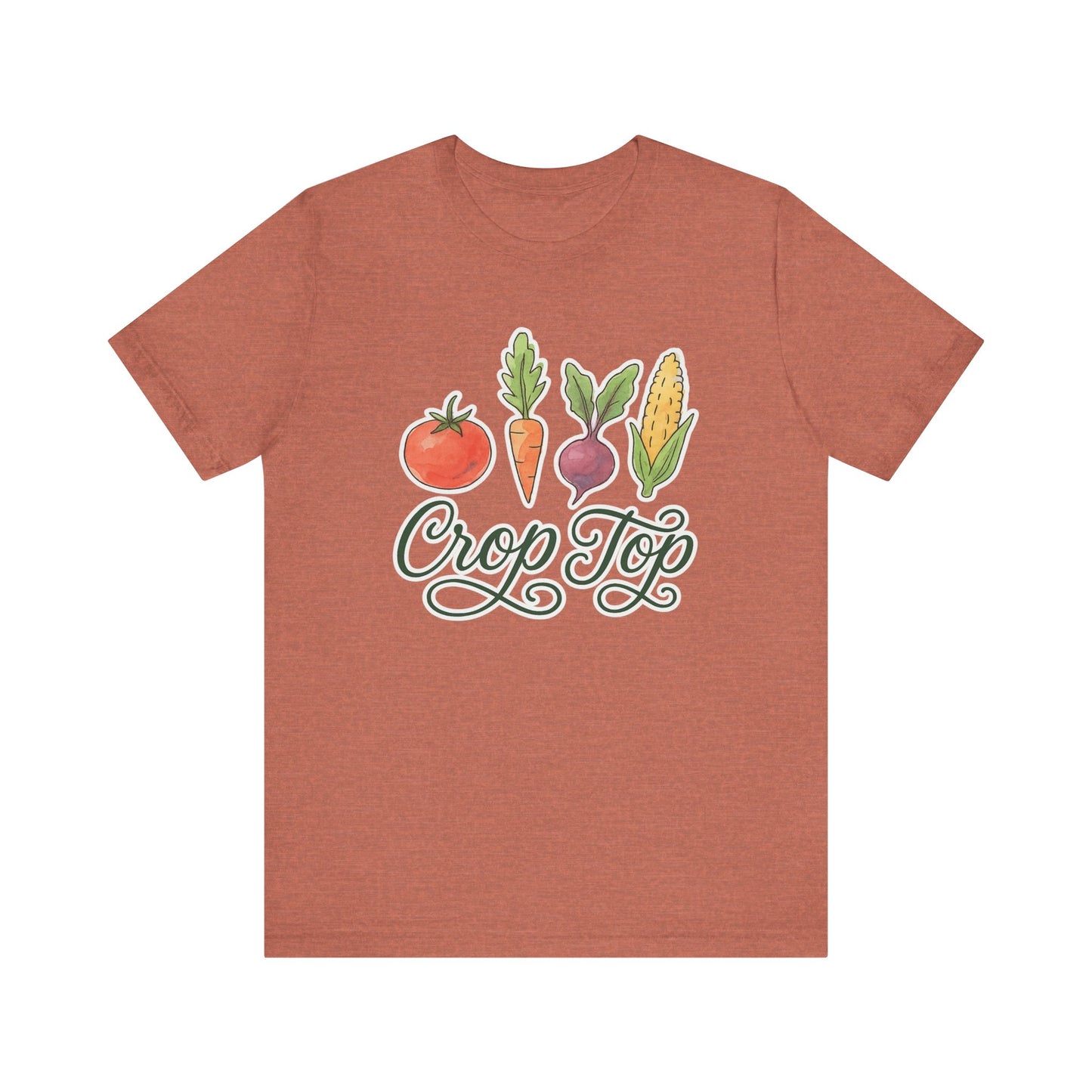 Crop Top T-Shirt | Garden T-Shirt- Unisex Fit