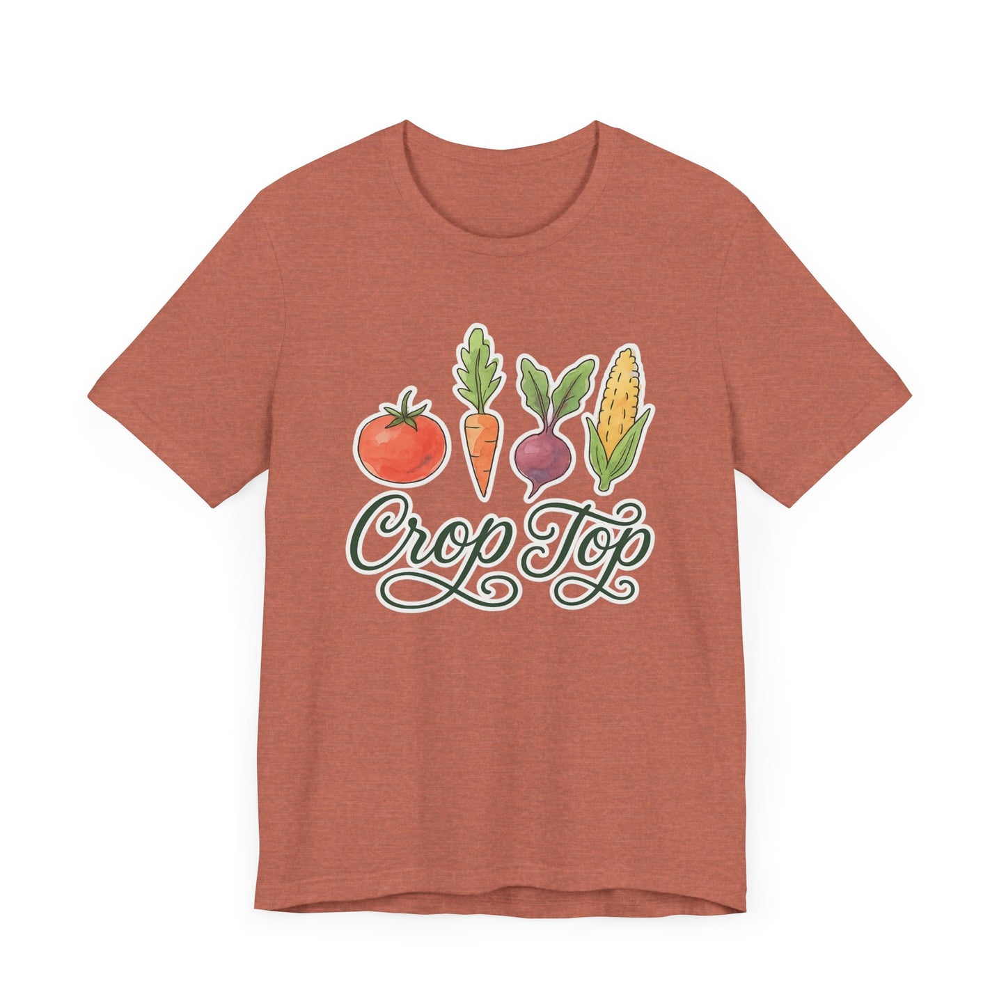 Crop Top T-Shirt | Garden T-Shirt- Unisex Fit