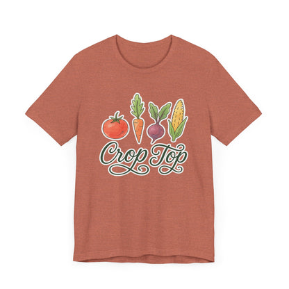 Crop Top T-Shirt | Garden T-Shirt- Unisex Fit