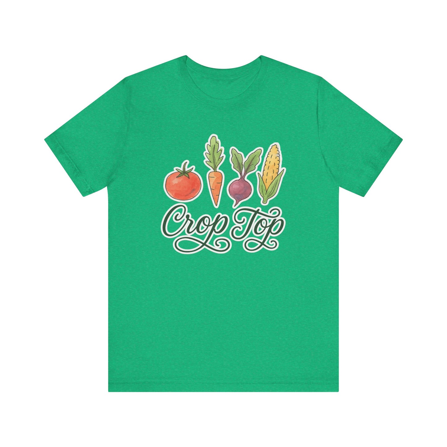 Crop Top T-Shirt | Garden T-Shirt- Unisex Fit