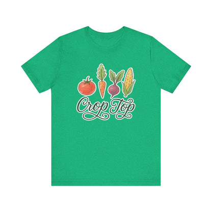Crop Top T-Shirt | Garden T-Shirt- Unisex Fit