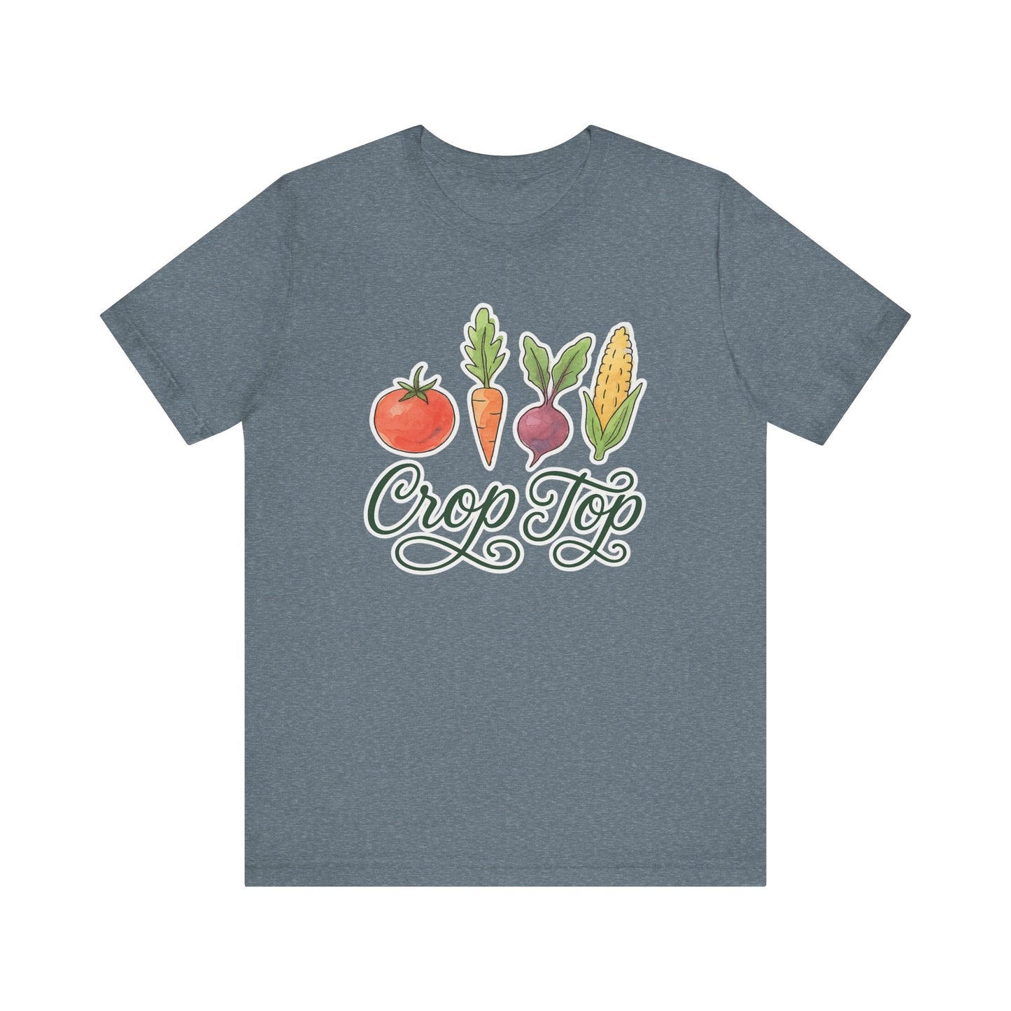 Crop Top T-Shirt | Garden T-Shirt- Unisex Fit