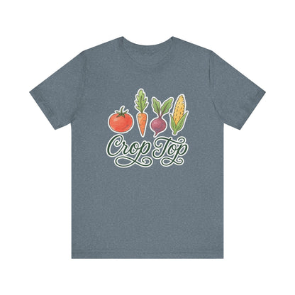 Crop Top T-Shirt | Garden T-Shirt- Unisex Fit