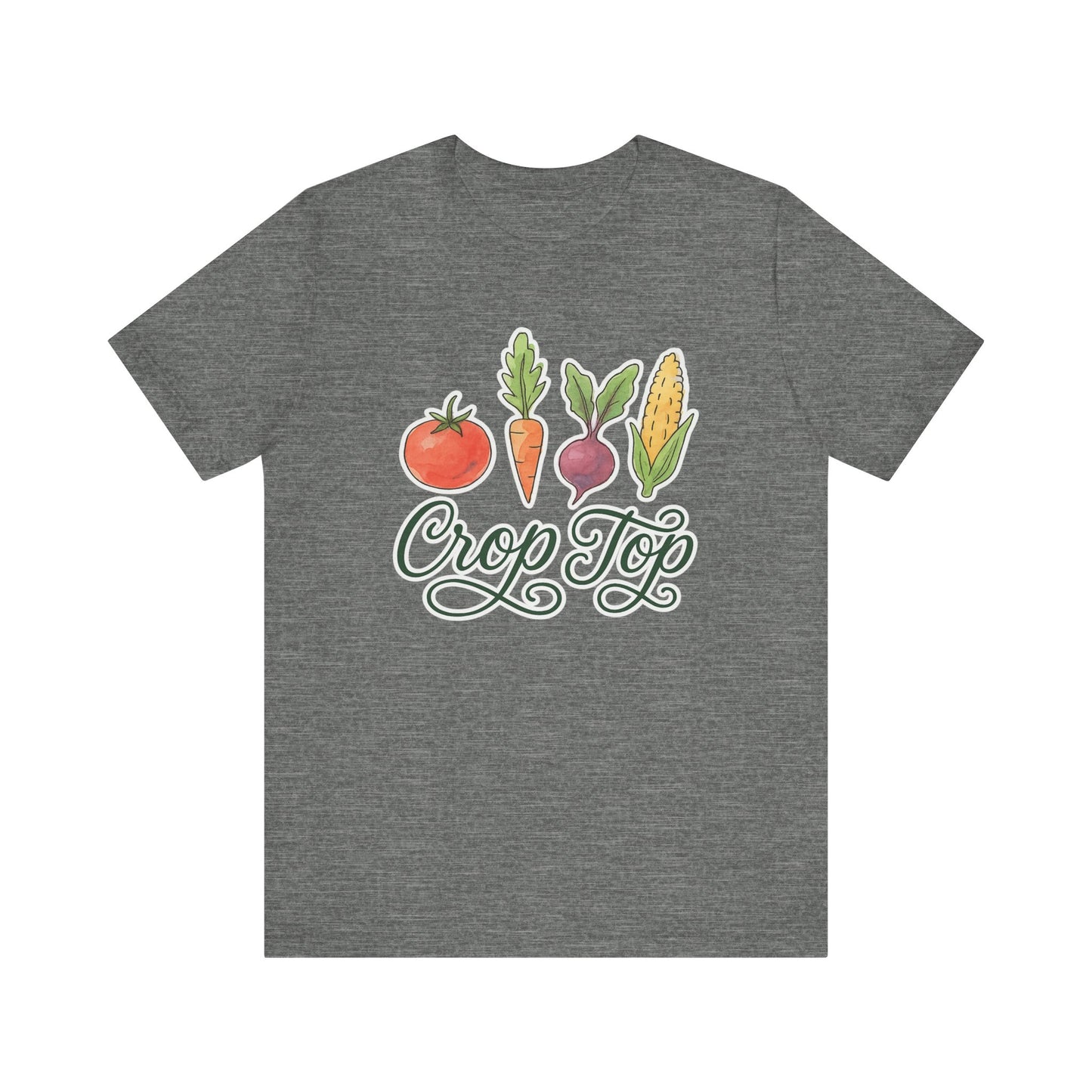 Crop Top T-Shirt | Garden T-Shirt- Unisex Fit