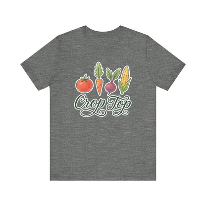 Crop Top T-Shirt | Garden T-Shirt- Unisex Fit