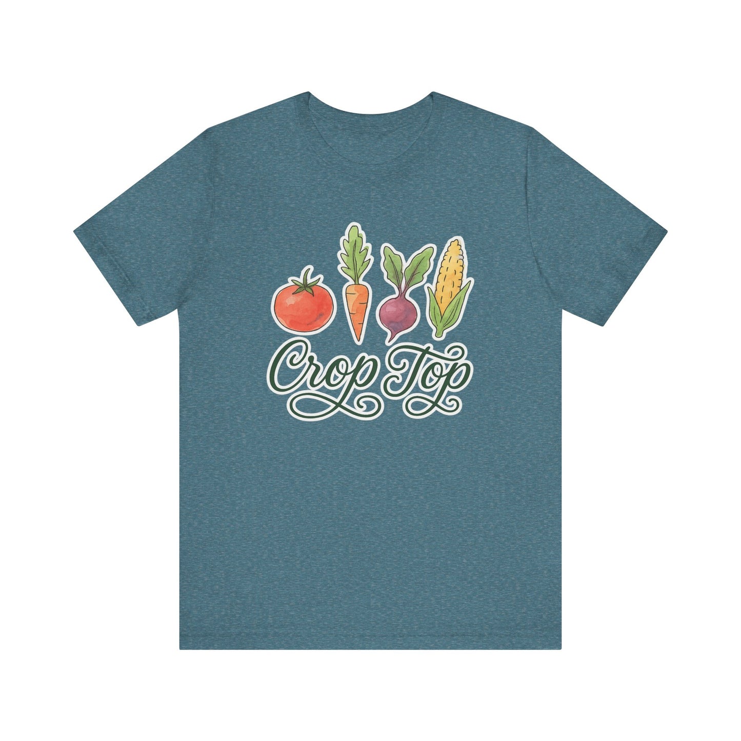Crop Top T-Shirt | Garden T-Shirt- Unisex Fit