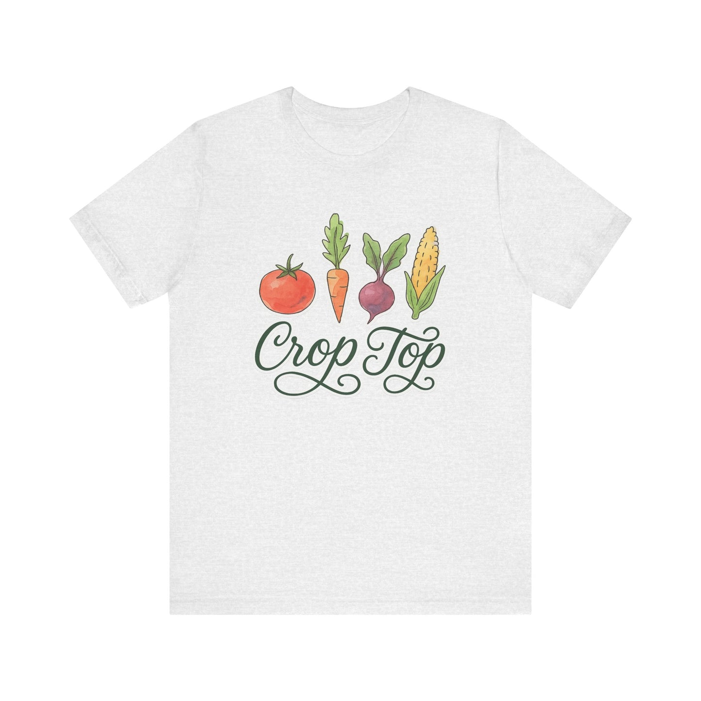 Crop Top T-Shirt | Garden T-Shirt- Unisex Fit