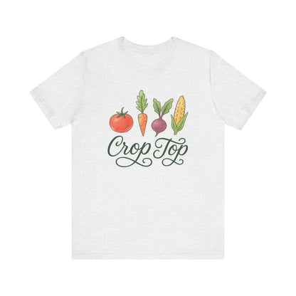 Crop Top T-Shirt | Garden T-Shirt- Unisex Fit