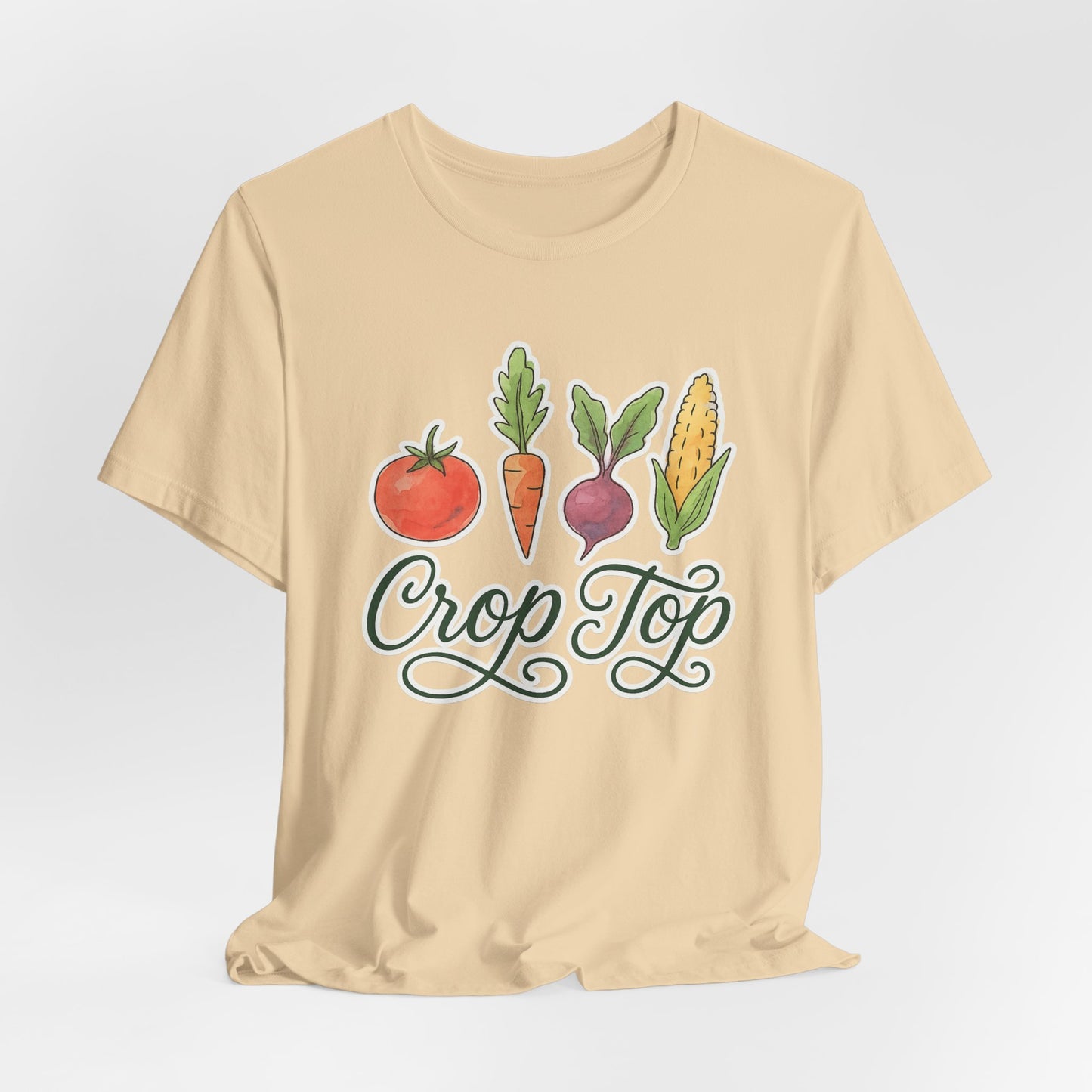 Crop Top T-Shirt | Garden T-Shirt- Unisex Fit