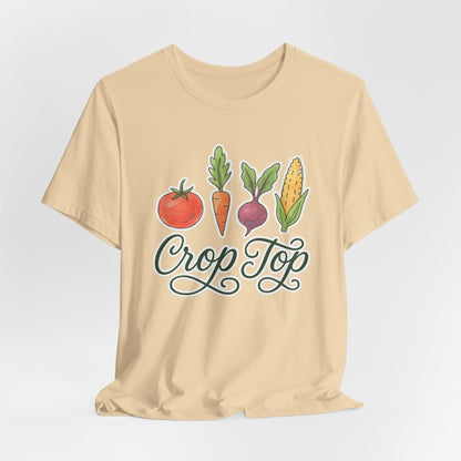 Crop Top T-Shirt | Garden T-Shirt- Unisex Fit
