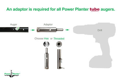 Extra Large Earth Auger with Heavy-Duty Tip (9" x 28")