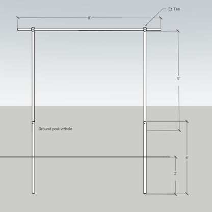 DIY Tomato Trellis | 1 3/8" Heavy Duty