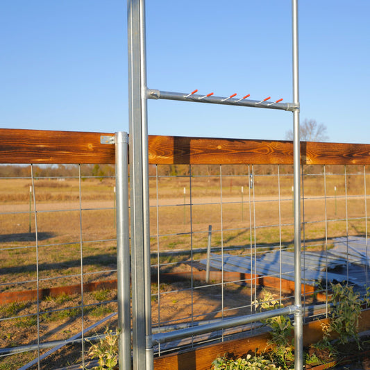 DIY Garden Tool Organizer Kit – For 1 ⅜" Fence Rail Pipe