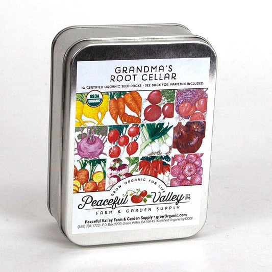 Gift Seed Tin - Grandma's Root Cellar Collection