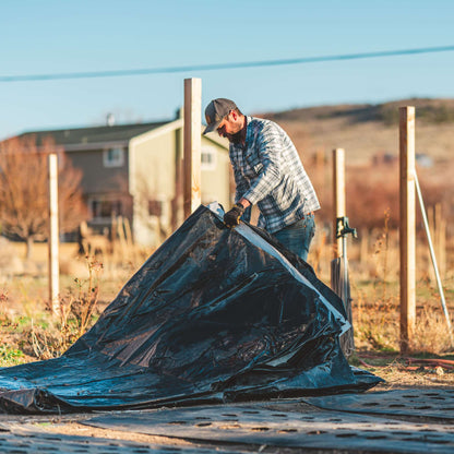Silage Tarp - 6 mil Reversible Black & White