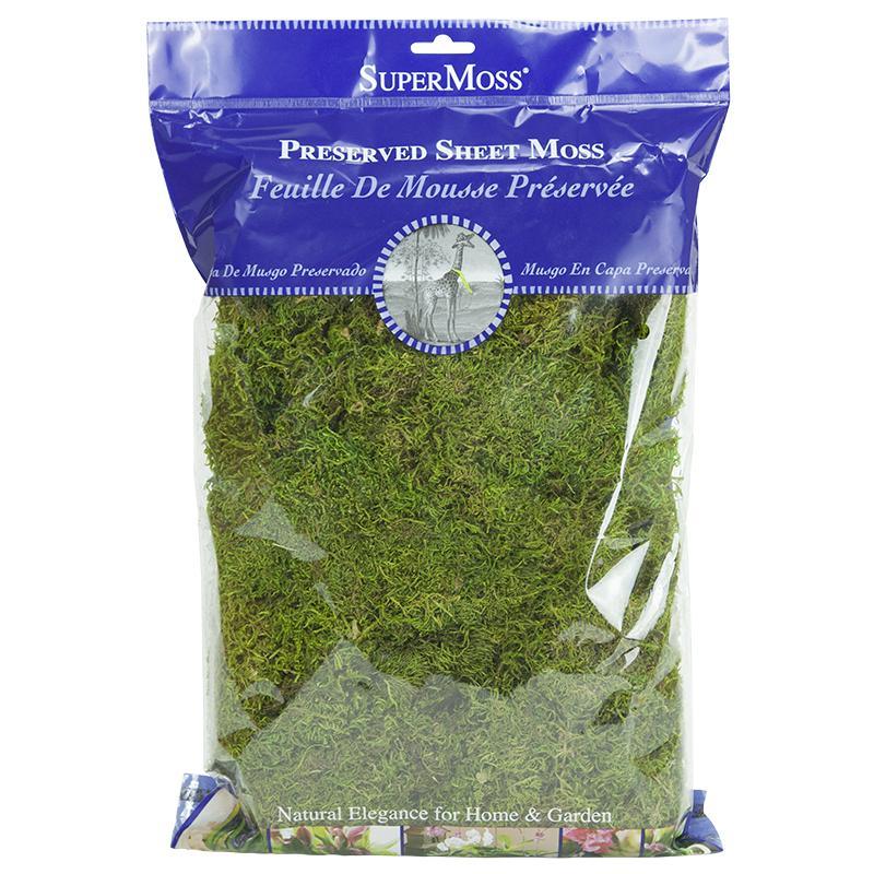 SuperMoss Preserved Sheet Moss (8 oz)