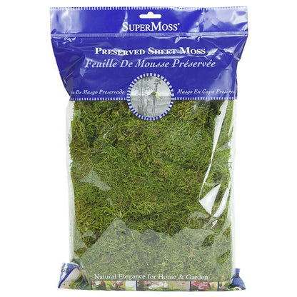 SuperMoss Preserved Sheet Moss (8 oz)